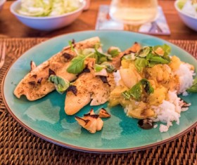 Delicious food Stock Photo