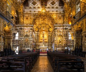 Famous Rio de Janeiro church Stock Photo 03