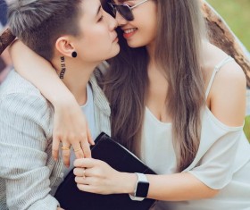 Fashion couple Stock Photo