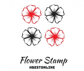 Flower Stamp photoshop brushes