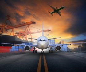 Freight Shipping & Transport Logistics Stock Photo 01