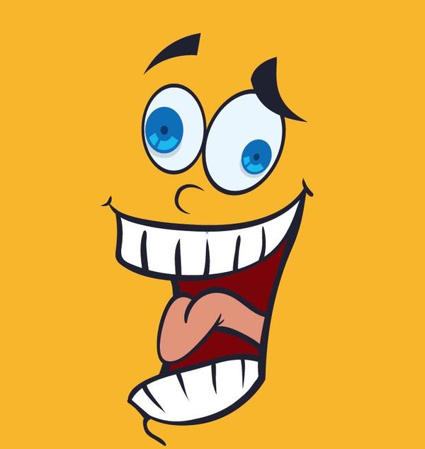 Funny cartoon face expression design vector 07 free download