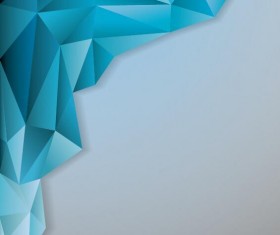 Geometric polygons abstract background vectors material 02