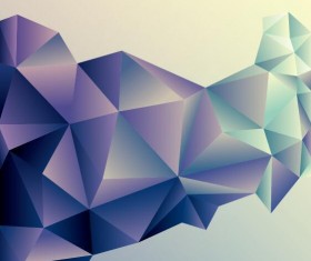 Geometric polygons abstract background vectors material 06