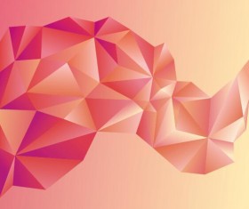 Geometric polygons abstract background vectors material 08