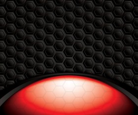 Glass with metal background vectors 01