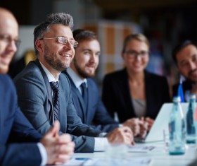 Good atmosphere business meeting Stock Photo 06