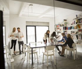 Good atmosphere business meeting Stock Photo 10