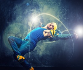 Gorgeous Street dance Stock Photo 03