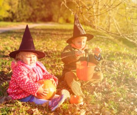 Halloween children Stock Photo 02