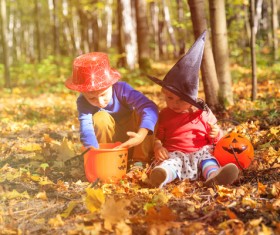 Halloween children Stock Photo 03