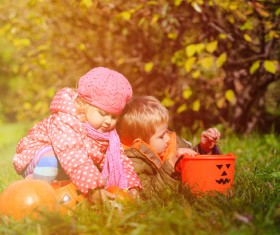 Halloween children Stock Photo 06