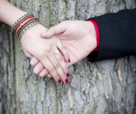 Hand in hand Stock Photo 03