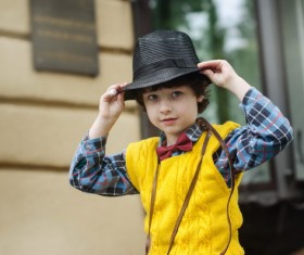 Handsome little boy Stock Photo