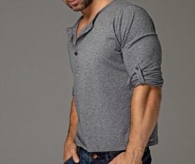 Handsome male model Stock Photo 03