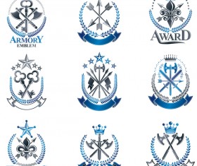 Hight Quality Royal Labels vector 03