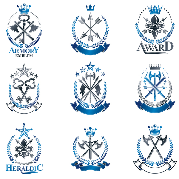 Hight Quality Royal Labels vector 03