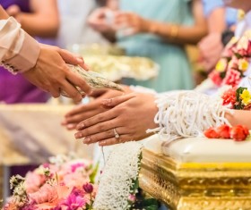 Indian wedding custom Stock Photo 01