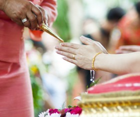 Indian wedding custom Stock Photo 02