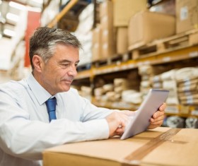 Intelligent logistics management Stock Photo 03