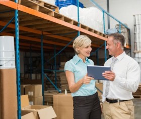 Intelligent logistics management Stock Photo 04