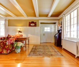 Interior wooden furniture decoration Stock Photo 03