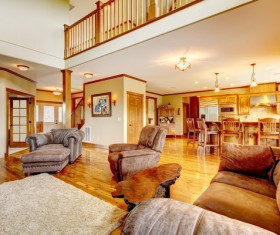 Interior wooden furniture decoration Stock Photo 13