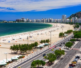Ipanema Beach Rio de Janeiro Stock Photo 02