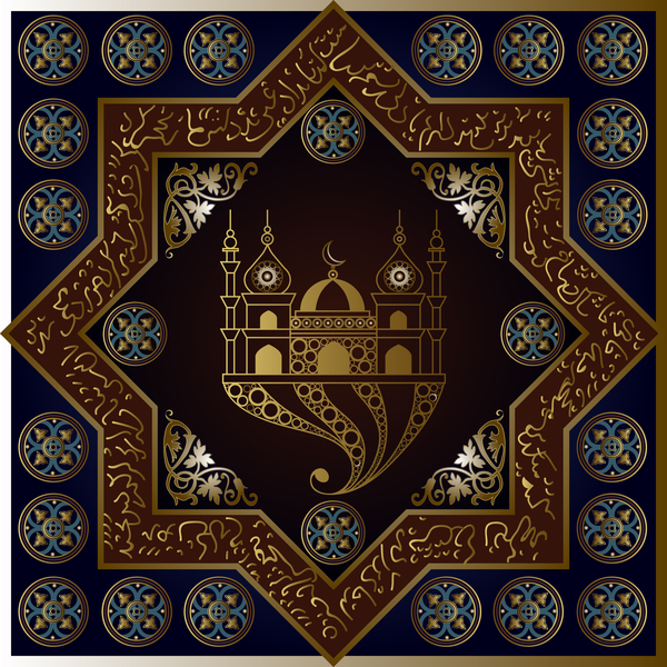 Islamic styles pattern decor vectors 01