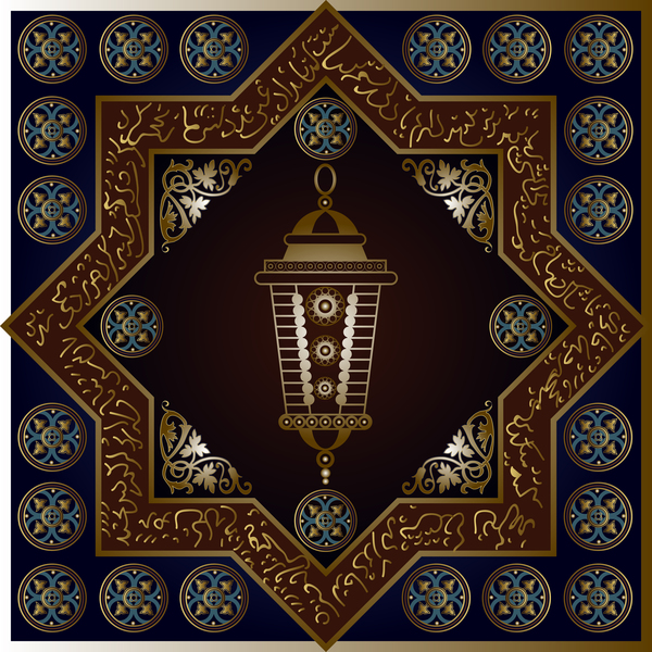 Islamic styles pattern decor vectors 03