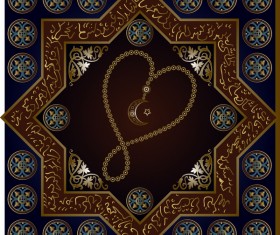 Islamic styles pattern decor vectors 04