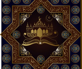 Islamic styles pattern decor vectors 05