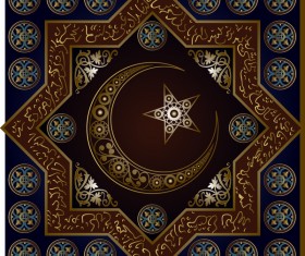 Islamic styles pattern decor vectors 06