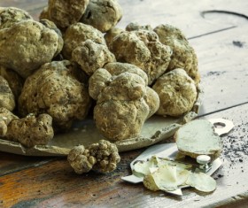 Italian white truffles Stock Photo 02