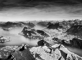 Lake lucerne Stock Photo