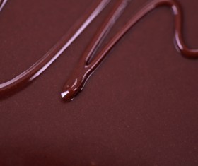 Liquid Chocolate Textures Stock Photo 08
