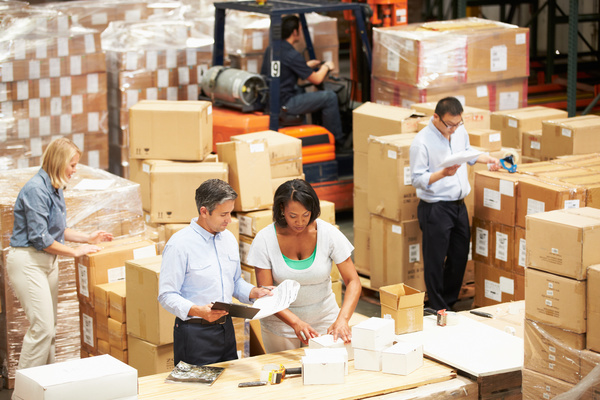 Logistics Warehouse Administrator Stock Photo 03