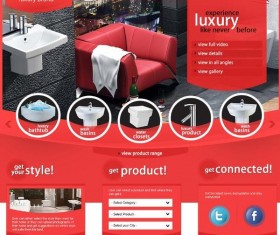 Luxury Brand PSD Website Psd Template