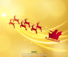 Luxury golden christmas with new year background vector 02