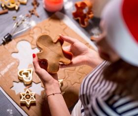 Making Christmas food Stock Photo 02
