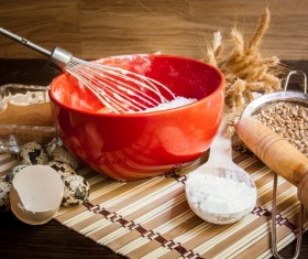 Making Christmas food Stock Photo 03
