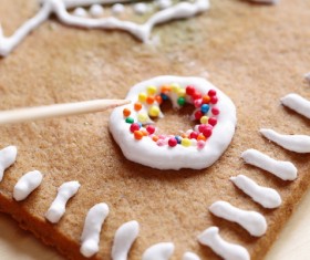 Making Christmas food Stock Photo 04