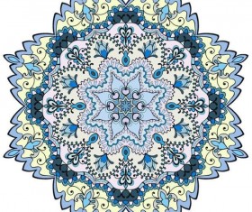 Mandala ornaments pattern vintage vector 01