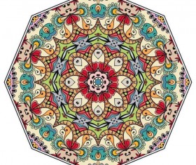 Mandala ornaments pattern vintage vector 04
