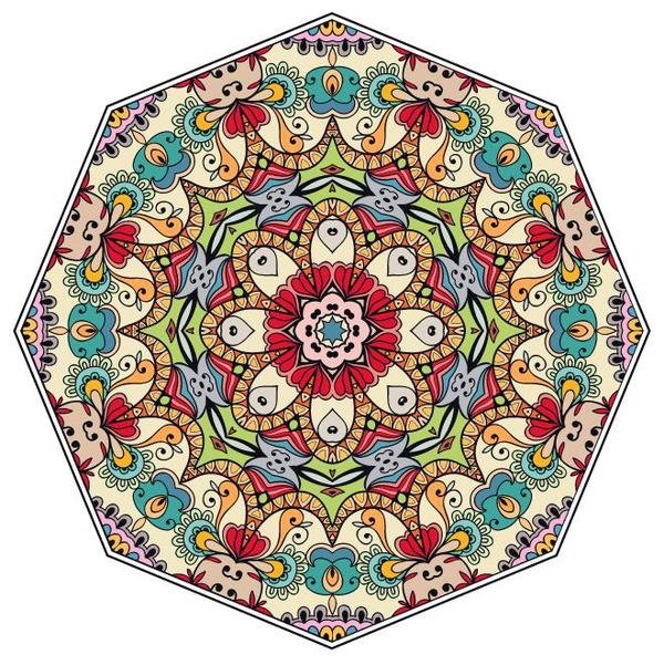 Mandala ornaments pattern vintage vector 04