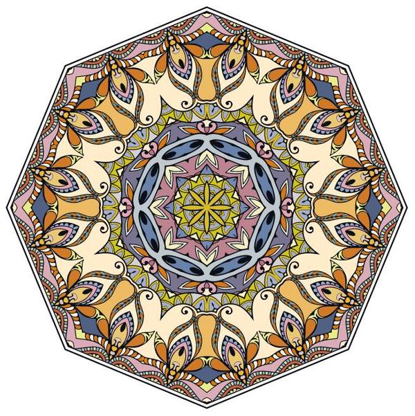 Mandala ornaments pattern vintage vector 05