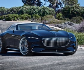 Mercedes-Maybach 6 convertible concept car Stock Photo