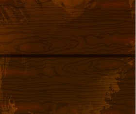 Natural wooden brown board from an oak background vector 05