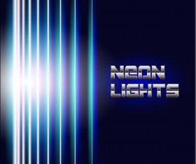 Neon lights shining background vector 01