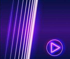 Neon lights shining background vector 10